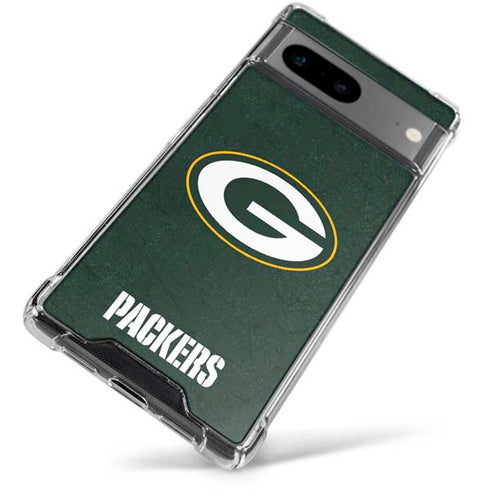 NFL Green Bay Packers Distressed Google Pixel 7a Clear Case